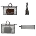 thumbnail image 4 of BTEPSGA 12 Pack Dust Bags for Handbags, Clear Handbag Storage Organizer for Closet, Purse Protector Storage Bag with Zipper and Handle, Hanging Dust Cover Bag for Handbags, 4 of 7