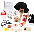 thumbnail image 3 of de Disfraz de Detective Incluye Brúju, Guantes para Dactires, Juego Científica, Sombrero de Detective, de Evidenc Hugo Disfraz de detective, 3 of 10