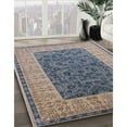 thumbnail image 3 of Ahgly Company Machine Washable Indoor Rectangle Industrial Modern Grey Gray Area Rugs, 4' x 6', 3 of 7