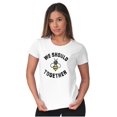 thumbnail image 3 of Bee Together Cute Valentines Day Womens Slim Fit Graphic Tee Brisco Brands X, 3 of 5