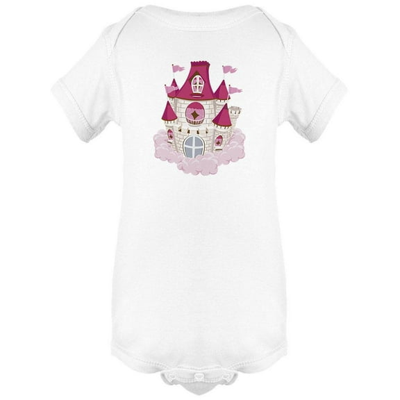 Pink Floating Castle Bodysuit Infant -Image by Shutterstock, 18 Months