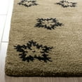 thumbnail image 4 of SAFAVIEH Soho Liam Geometric Wool Area Rug, Sage/Black, 2' x 3', 4 of 11