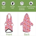 thumbnail image 6 of Fotbe Festive Christmas Stocking Cheer Print Small Dog Sweater Hoodies Pet Grey Hooded Soft Fleece Sweatshirts with Pocket Fall Winter Puppy Cat Sweaters Warm Clothes-XX-Large, 6 of 7