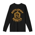 thumbnail image 5 of Harry Potter Hufflepuff Quidditch Crest Crew Neck Long Sleeve Unisex Adult Tee-Medium, 5 of 7