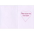 thumbnail image 2 of Designer Greetings Bear Holding Big Pink Heart Thank You Card, 2 of 2