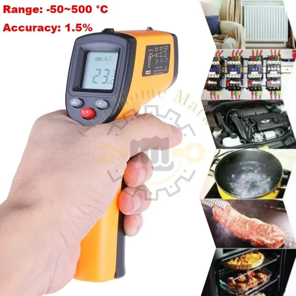 Digital Infrared Thermometer Temperature Gun Laser Ir Cooking -50°C-550°C