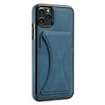 thumbnail image 2 of TOP SHE Case for Apple iPhone 11 Pro Max, iPhone 11 Pro Max Case (6.5 Inch) - Synthetic Leather Protective Case with Card Slot / Kickstand, Slim Fit Lightweight Simple Fashion Cover (Blue), 2 of 7