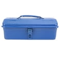 thumbnail image 2 of Coffre à Outils Bleu, Structure en Métal à Forte Capacité de Charge, Organisateur de Rangement d'Outils Portable, Compact et Facile à Transporter, Design au Style Unique, Ranger des Outils à l'Atelier, au Garage, en Voiture Ou au Travail, 2 of 7