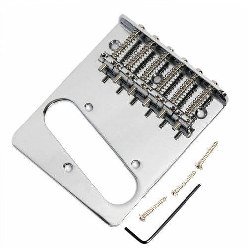 JIAHAOO Chrome Bridge Replacement for Fender Telecaster for Guitarists Who Value Quality Components & Precise Adjustments