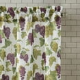 thumbnail image 4 of dinii Vegetables Slub Kitchen Curtains Window Tier Valance Set Farmhouse Short Café Bathroom Window, 4 of 6