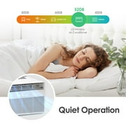 LG 8000 Btu 115 V 350 sq ft Window-Mount Air Conditioners, White