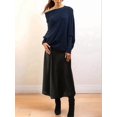 thumbnail image 2 of Women'S Fall Sweaters 2025 Casual Long Batwing Sleeve Loose Off Shoulder Knit Pullovers Jumper Tops  One size, 2 of 7