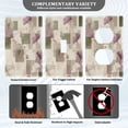 thumbnail image 3 of Light Switch Cover Switch Plate Outlet Cover Plug Cover for Electrical Unused Outlet Cover Squares and Ginkgo Leaves Pattern, 3 of 6