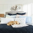 thumbnail image 4 of Poppy & Fritz Bumble Bees Cotton White 3 Piece Sheet Set-Twin Xl, 4 of 7