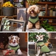 thumbnail image 7 of IDOMIK Dog Sweater, Warm Christmas Sweatshirt, Doggie Pullover Knitwear Clothes for Fall Winter, Green, XS, 7 of 7