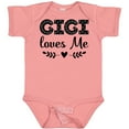 thumbnail image 3 of Inktastic Gigi Loves Me Baby Girl Clothes Girls Baby Bodysuit, 3 of 5