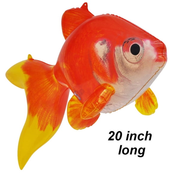 Jet Creations Gold Fish Inflatable 20 Inch Long