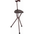 thumbnail image 2 of Bastón plegable Switch Sticks con asiento para adultos mayores, silla de cuatro patas de 86 cm de alto, estructura de aluminio ligero, soporta 100 kg, mango ergonómico antideslizante, ideal para viaje, 2 of 5