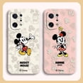 thumbnail image 5 of Case For OPPO FIND X6 X3 REALME X7 X50 RENO 2 4Z 4 6 Lite 5Z 5F 4G 5G PRO Liquid Silicone Case Funny Mickey Minnie Mouse, 5 of 5