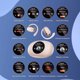 thumbnail image 5 of Pisexur Electrónica para Hombres Pantalla de Control Inteligente Estilo Colgante con Orejas LED Pantalla a Todo Color Modo Música Juego Película Cambio Bluetooth 5.4 Audífonos Bluetooth Openear Elect, 5 of 6