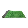 thumbnail image 2 of Ahgly Company Indoor Square Oriental Green Industrial Area Rugs, 4' Square, 2 of 4