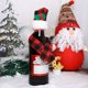 thumbnail image 4 of Funda navideña para botella de vino, Mini sombrero de Navidad, bufanda de Navidad, decoración de Noel para el hogar, restaurante, decoración de Bar, 5 Juegos, 2022, 4 of 4