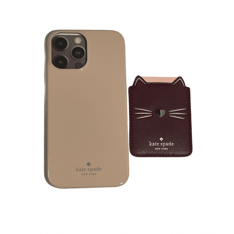 Kate Spade Cat Meow Iphone 12 pro max phone case With Card holder -  Walmart.com