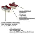 thumbnail image 4 of 2pcs Car Door LED Welcome Light with Ghost Shadow Projector for Octavia A5-FCY Auto Accessories, 4 of 5