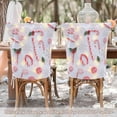 thumbnail image 6 of YAZAOO Chair Covers Set Home Kitchen Holiday Treats Delight Party Decor Seat Back Cover Protector, 6 of 6