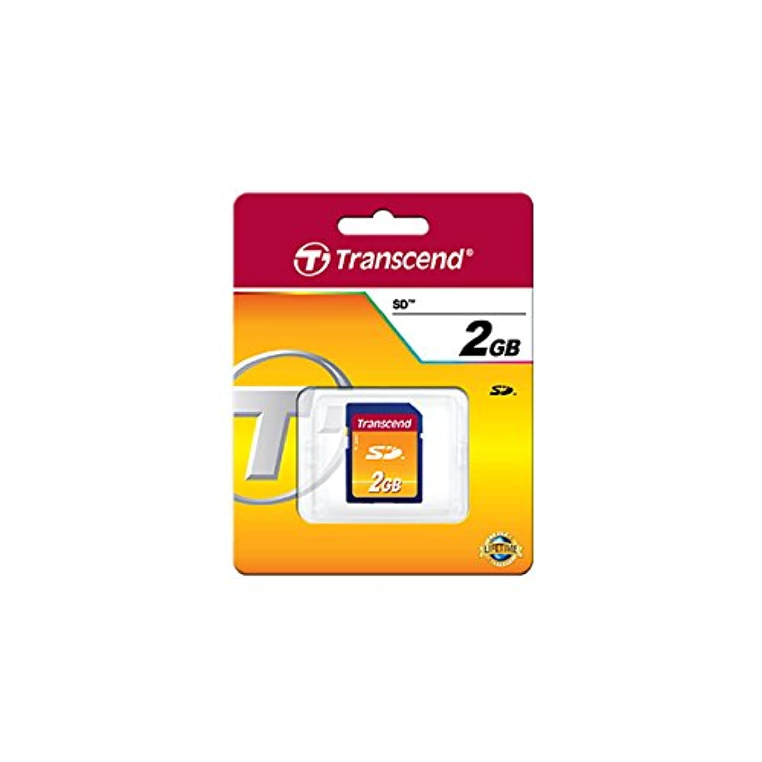Transcend 2 GB SD Flash Memory Card TS2GSDC 