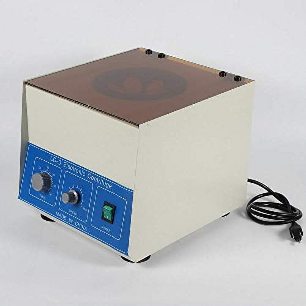 DENEST Benchtop Centrifuge 110V Electric Lab Desktop Centrifuge Machine with Timer and Speed Con