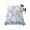 Blue, variant on California King Flat Sheet 108"x98", Yellow Flowers Soft Lightweight Bedding Flat Sheets Only, Watercolor Summer Botanical Floral Brushed Microfiber Top Bed Sheet, Breathable StainResistant Bedsheets