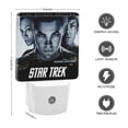 thumbnail image 2 of Star Trek Luz nocturna LED con sensor de anochecer a amanecer para dormitorio, baño, pasillo, escaleras - Lámpara LED nocturna de enchufe, 0.5W - 1 pieza, 2 of 6