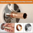 thumbnail image 4 of Compression Sleeve Puller Tool Corrosionand Frozen Supply Stop, Pipe Tool Compression Ring Removal, 4 of 4
