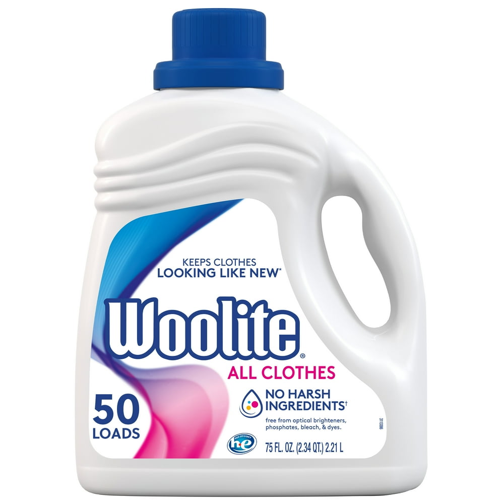 Woolite Clean & Care Liquid Laundry Detergent, 75oz, for machine