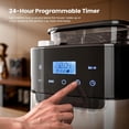 thumbnail image 3 of Drip Coffee Maker with Built-in Grinder, 10-Cup Grind and Brew Machine Timer, Descaling Alert, Programmable Strength, 1.5L Water Tank, 2H Keep Warm for Home/Office, 3 of 4