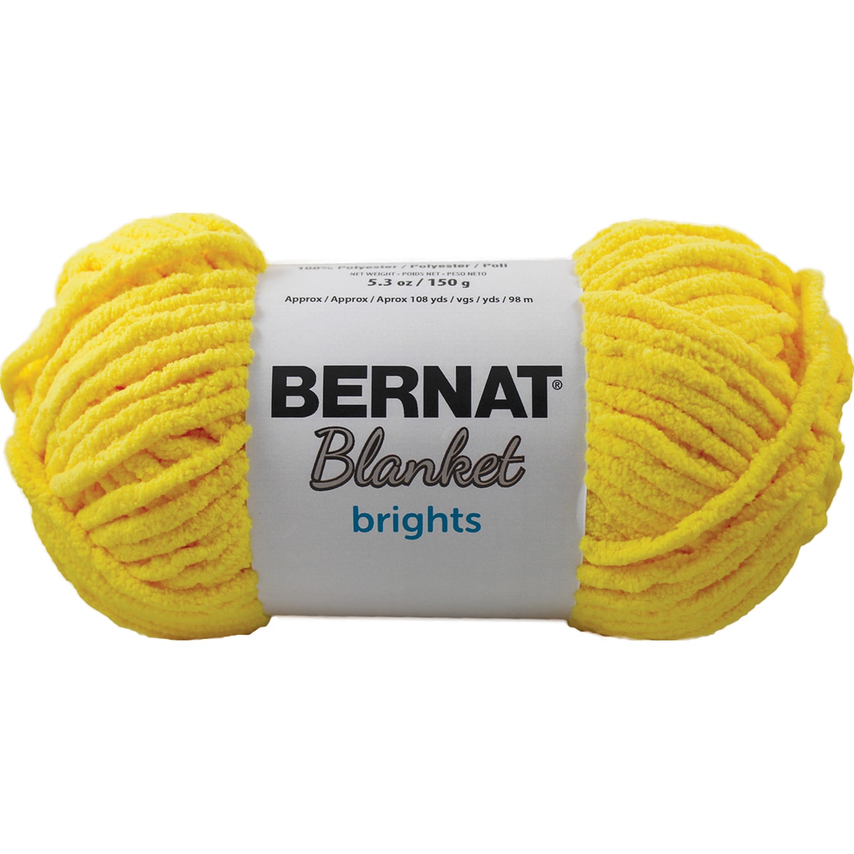 Bernat Blanket Brights YarnRainbow Shine Variegated
