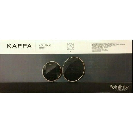 Infinity KAPPA-20MX 2" 50mm Car Audio Dome Midrange w/Bandpass Crossover Enclosure