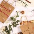 thumbnail image 6 of 30Pcs Paper Grocery Bags with Handles, Kraft Brown Grocery Gift Bags, 10.42X4.72X12.21inch Large Brown Paper Bags, Heavy Duty Kraft Paper Sacks for Shopping, Retail, Takeout, To Go, 6 of 7