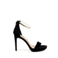 thumbnail image 2 of Fahrenheit Single Sole Women's Open Toe High Heel Sandals in Black, 2 of 3