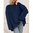 thumbnail image 5 of PRETTYGARDEN Sweatshirt for Women Trendy Casual Crewneck Long Sleeve Pullover Tops Fall Fashion Outfits Winter Clothes, 5 of 8