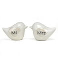 thumbnail image 2 of Pearlized Mr & Mrs Love Birds Cake Topper, 2 of 2