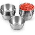 thumbnail image 1 of 12 Pcs Sauce Cups, 1.8 oz Stainless Steel Sauce Dipping Cups Reusable Metal Ramekins, Individual Round Small Condiment Cups for Home Kitchen Restaurant Serving Party, 1 of 7
