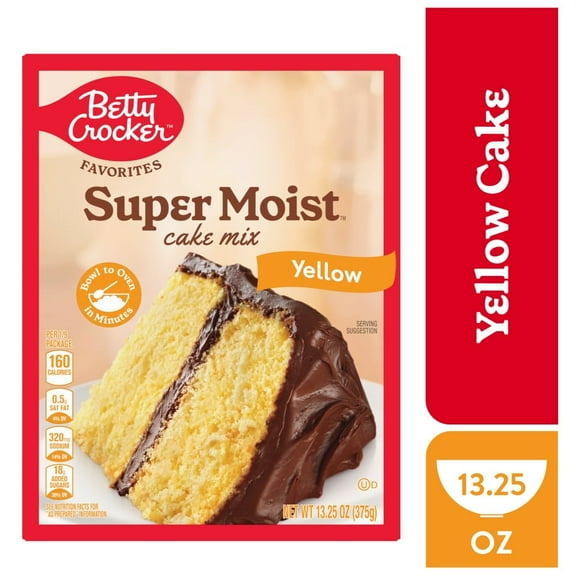 Betty Crocker Favorites Super Moist Yellow Cake Mix Easter Treats, 13.25 oz (Package May Vary)