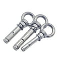thumbnail image 3 of Concrete Bolts Wall Anchor Caverty 304 Stainless Steel M6 M8 M10 M12 Lifting Ring Expansion Hook Screw Water Heater Expansion Bolt Swing Hook Hook (Color : M6x60(10 Pcs)), 3 of 5
