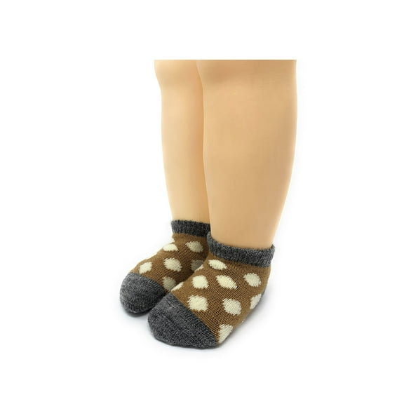 Warrior Alpaca Socks - Baby Alpaca "Spot-On" Unisex Anklet Baby Socks