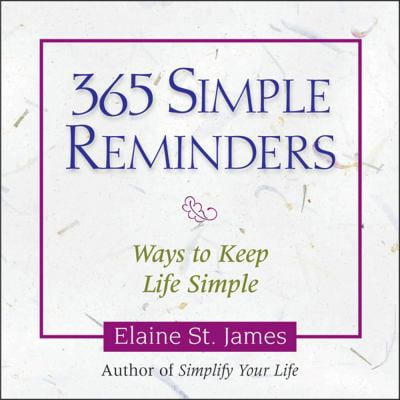 Pre-Owned 365 Simple Reminders: Ways to Keep Life Simple (Paperback) 0740706810 9780740706813