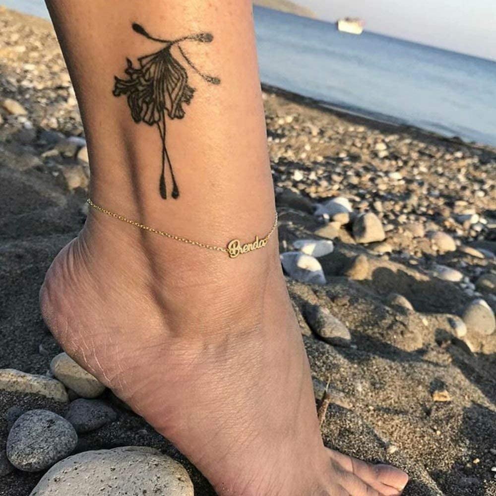 Personalized Name Ankle Bracelets for 