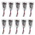 thumbnail image 1 of GutReise 10 Pack LED Screw-Mount E10 Small Bulbs Holder with Wire Socket for Home Experiment Circuit Electrical Test Accessories, 1 of 4