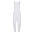 thumbnail image 4 of BUIGTTKLOP Cotton Linen Overalls for Women Plain Adjustable Straps Long Pants Jumpsuit Casual Rompers with Pockets, 4 of 6